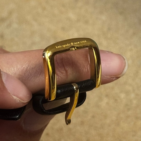 Kate Spade Red Cherry Metro Black Leather Ladies Watch KSW1343 GUC New battery - Picture 13 of 17